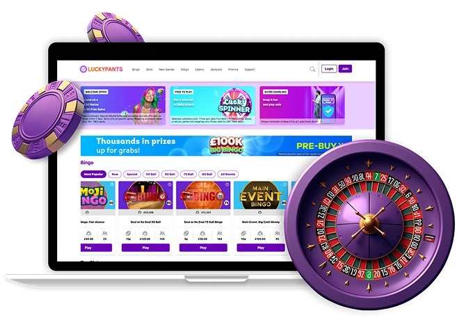 Lucky Pants Bingo UK Desktop